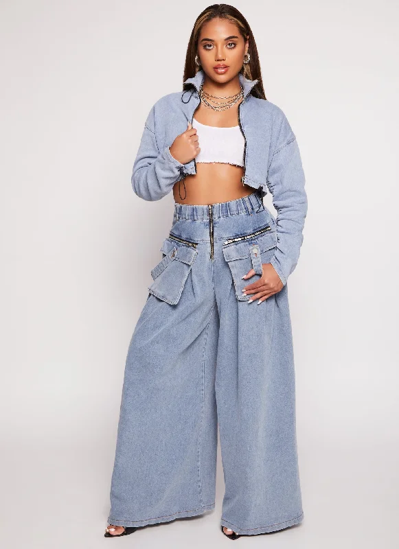 medium-wash-ruched-zip-front-drawstring-hem-jean-jacket-1290077580010