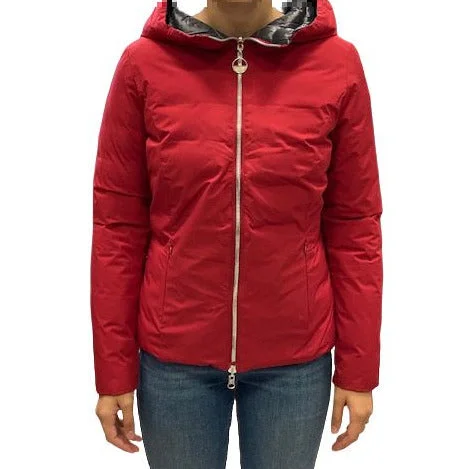 Censured Giubbino da donna con cappuccio in softshell JW6232 T SSK 7090 red dahlia