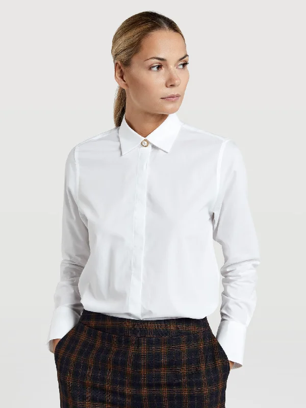 Back box pleat shirt