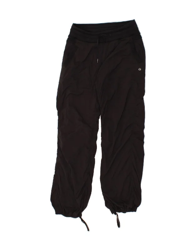 LULULEMON Womens Tracksuit Trousers Joggers US 6 Medium Black