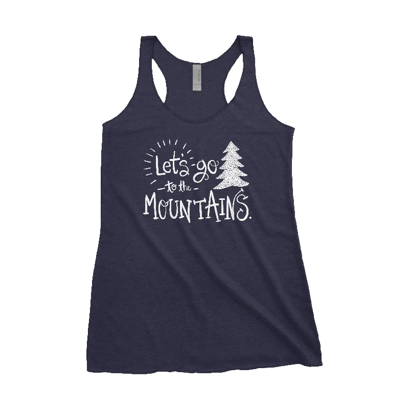 Lets go to Mountains Adventure Women's Tank