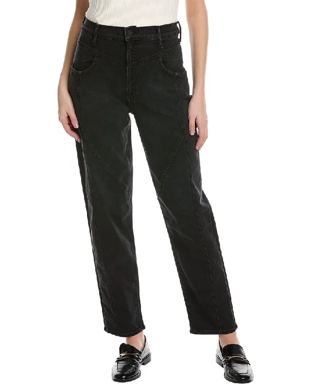 MOTHER Denim High-Waist Pointy Study Nerdy Vroom Straight Jean