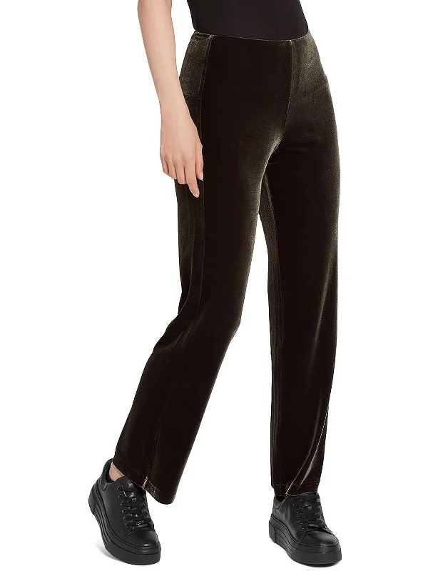 Womens Velvet Pull On Leggings