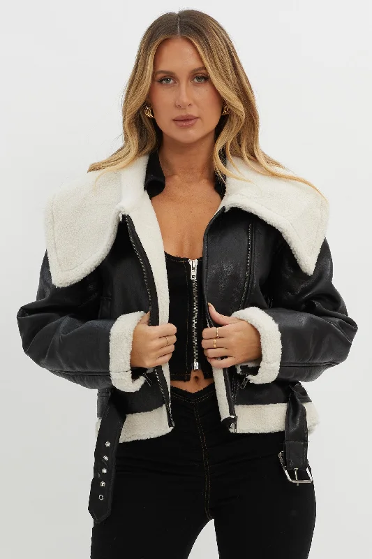 aviatrix-faux-leather-sherpa-jacket-black
