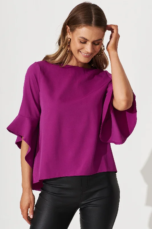 Nila Top In Magenta