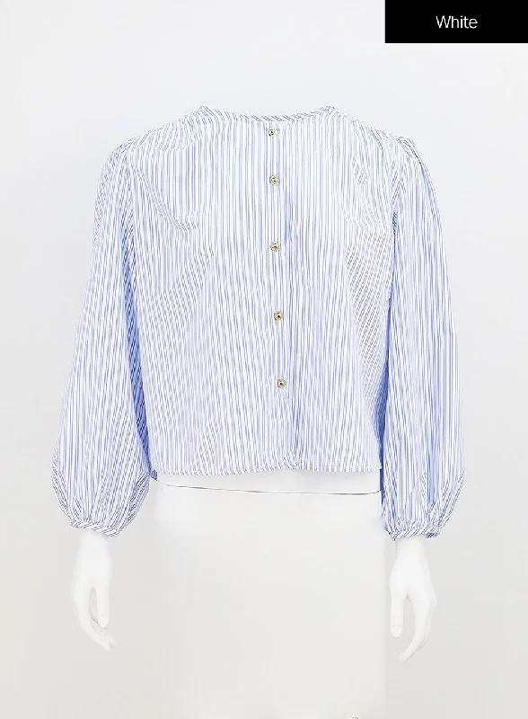 puff-sleeve-pinstripe-blouse-oa320