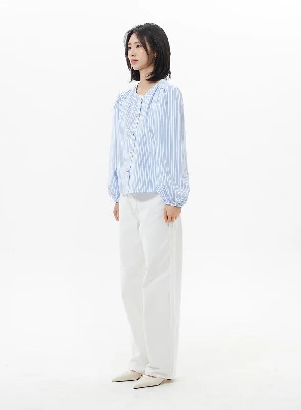 puff-sleeve-pinstripe-blouse-oa320