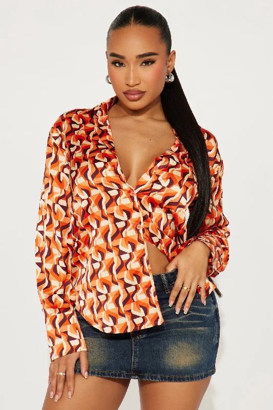 To The Max Shirt - Orange/combo